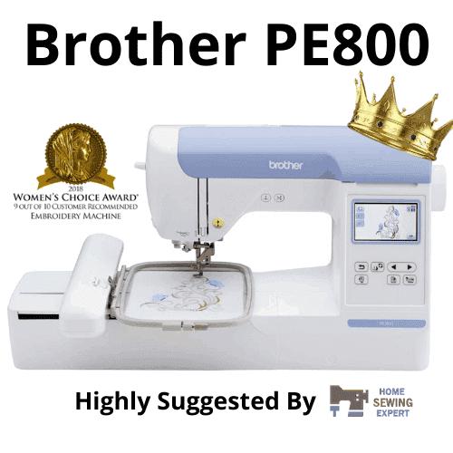 Brother Pe800- best embroidery machine for hats