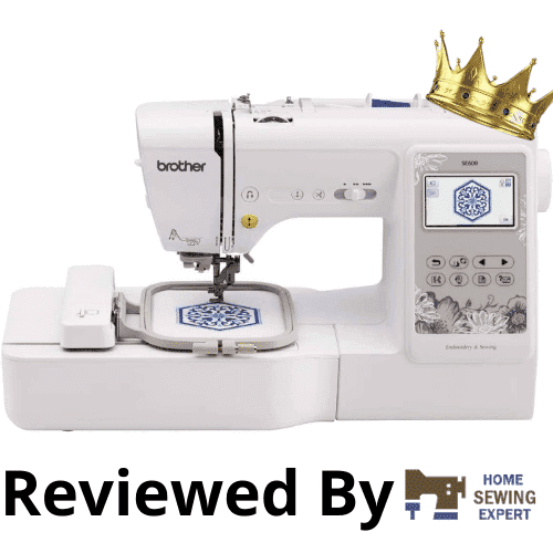 Brother SE600 - Best overall embroidery machine for beginner