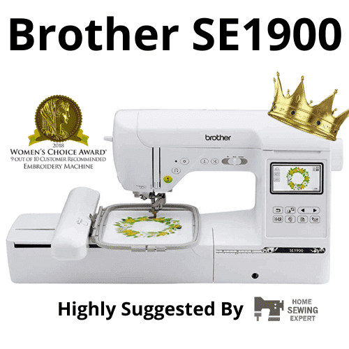 Brother SE600 - Best overall embroidery machine for beginner