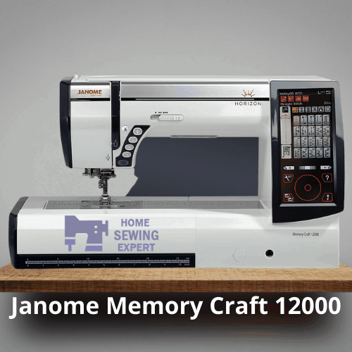 Janome Memory Craft 12000 - top of the line embroidery machine