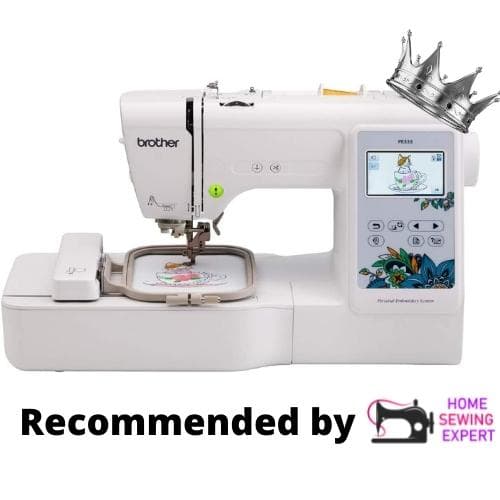 Brother PE500D - best beginner embroidery machine for monogramming