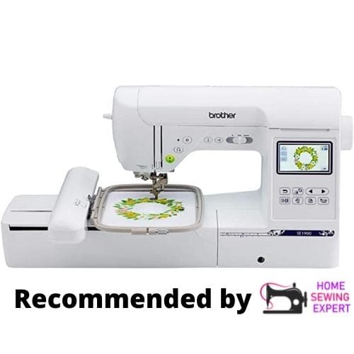 Brother SE1900: Overall Best embroidery machine for custom designs