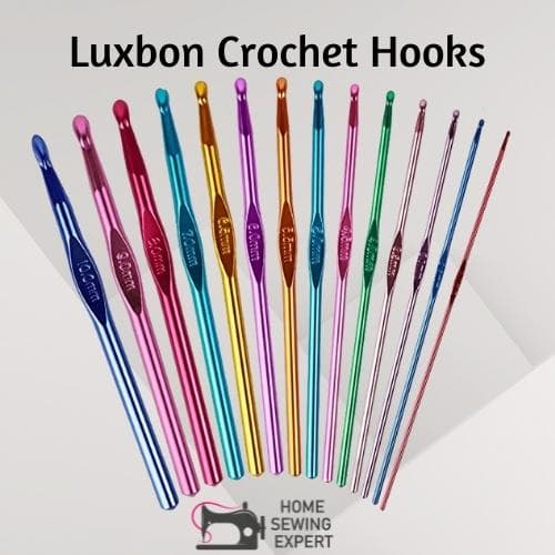 Luxbon Crochet Hooks Set: Best Metallic Crochet Hook for Beginners