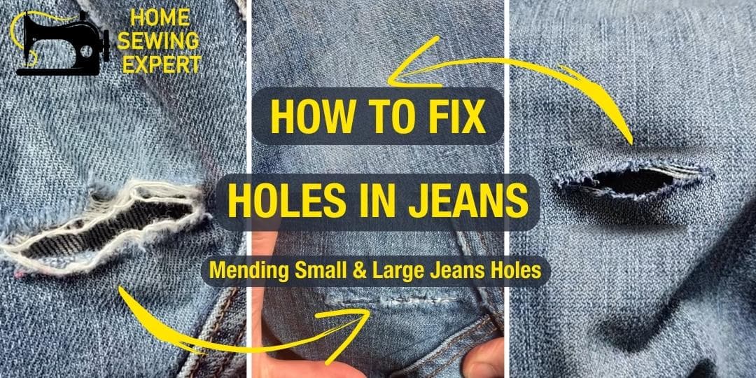 How to Fix Holes in a Jeans: Mending Small and Large Holes in Jeans ...
